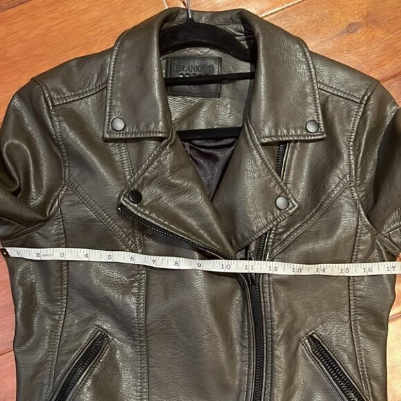 Blank NYC olive green with black zippers size small - Picture 5 of 8